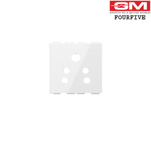 6A 2M 2 IN 1 Socket AA2136 (GLOSSY WHITE)