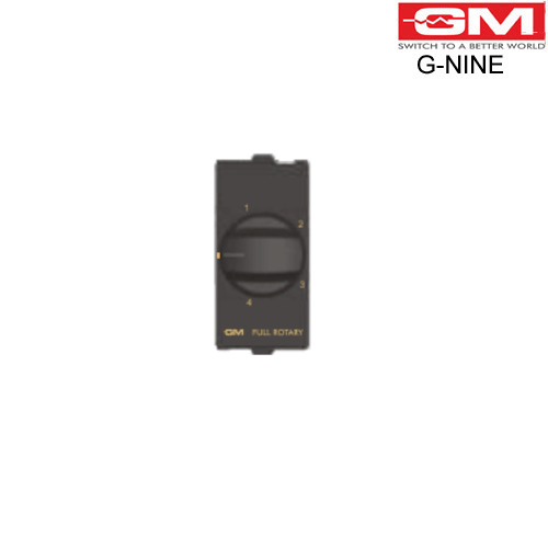 4 step Fan Regulator 100W 1M Full Rotary ( Graphite Magnesia )