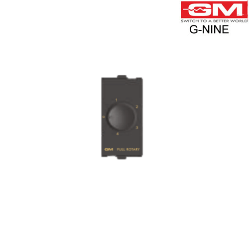 AB1039 - 4 step Fan Regulator 100W 1M Full Rotary ( GRAPHITE MAGNESIA)