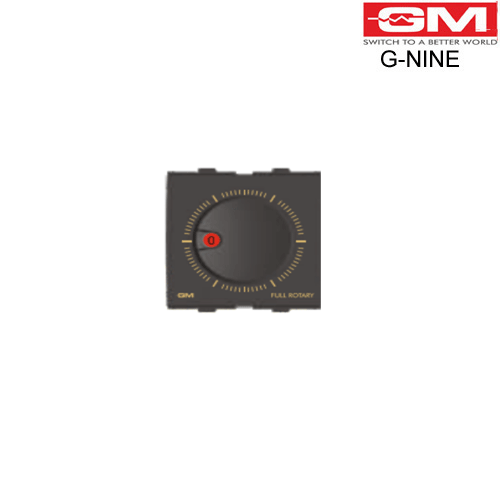 AB2040 - 5 step Fan Regulator 100W 2M Full Rotary ( GRAPHITE MAGNESIA)