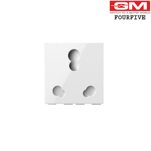 13A 2M International Socket AA2030 (GLOSSY WHITE)