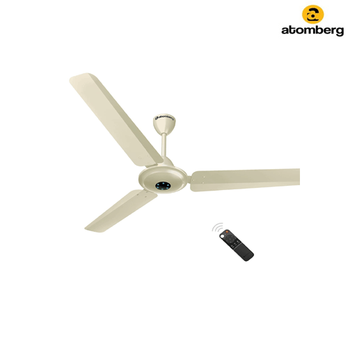 Atomberg Ikano 1200 mm BLDC Motor with Remote 3 Blade Ceiling Fan (Ivory)