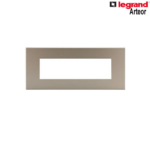 LEGRAND ARTEOR COVER PLATE WITH OVERMOULDED FRAME (CHAMPAGNE 1M)