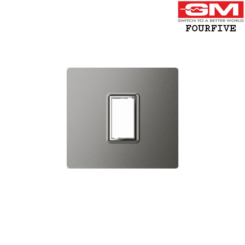 FOREST METALIK COVER PLATE WITH FRAME ( GRAPHITE MAGNESIA 1M*)